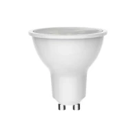 Λάμπα led GU10 6W 3000k ενδιάμεσο λευκό φως 570lm με δυνατότητα ρύθμισης έντασης φωτός & γαλακτερό κάλυμμα