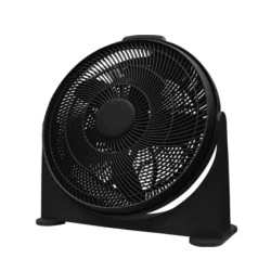 Ανεμιστήρας επιδαπέδιος 85W σε μαύρο χρώμα διαμέτρου 50cm 3 ταχυτήτων & 5 φτερωτών