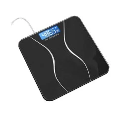 Ψηφιακή ζυγαριά μπάνιου HB-6003 εώς 180kg σε μαύρο χρ΄ωμα