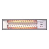 Θερμάστρα μπάνιου χαλαζία επίτοιχη 1200W με 3 βαθμίδες ισχύος & περιστροφικός διακόπτης με κορδόνι