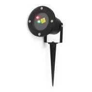 Χριστουγεννιάτικο φωτιστικό - laser projector δαπέδου 6W με σχέδιο - κοκκινα και πρασινα pin point