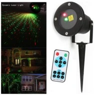 Χριστουγεννιάτικο φωτιστικό - laser projector δαπέδου 6W με σχέδιο - κοκκινα και πρασινα pin point Χριστουγεννιάτικο φωτιστικό - laser projector δαπέδου 6W με σχέδιο - κοκκινα και πρασινα pin point
