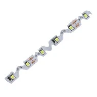 Αλυσίδα αυτοκόλλητη αδιάβροχη ισχύος 8W/m 12VDC 3000k θερμό φως για φωτισμό γραμμάτων και επιγραφών