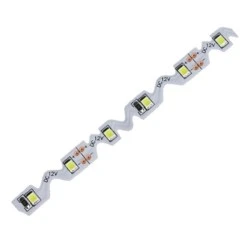Αλυσίδα αυτοκόλλητη αδιάβροχη ισχύος 8W/m 12VDC 3000k θερμό φως για φωτισμό γραμμάτων και επιγραφών