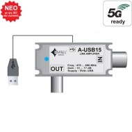 Ενισχυτής Α-USB 15 χαμηλού θορύβου με μεταλλική θωράκιση και USB τροφοδοσία