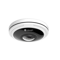 Fisheye IP κάμερα οροφής 12ΜΡ Η.265 MS-C9674-PB εμβέλεια έως 15 με δυνατότητα τοποθέτησης σε τοίχο/οροφή/τραπέζι 