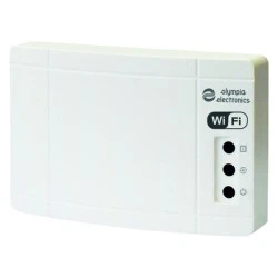 Θερμοστάτης ασύρματος WI-FI ψηφιακός προγραμματιζόμενος επίτοιχος BS-850/KIT σε ανθρακί χρώμα
