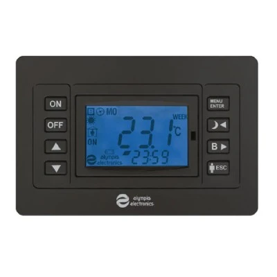 Θερμοστάτης χώρου BS-851-KIT-C ασύρματος προγραμματιζόμενος WiFi με έξοδο και για boiler ανθρακί Θερμοστάτης χώρου BS-851-KIT-C ασύρματος προγραμματιζόμενος WiFi με έξοδο και για boiler ανθρακί
