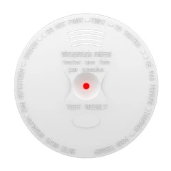 Ασύρματος ανιχνευτής καπνού Omega 9V DC με λειτουργία μπαταρίας & απόσταση μετάδοσης 500m