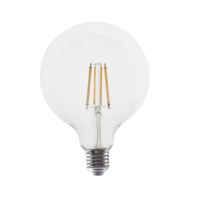 Λάμπα LED FILAMENT GLOBE Ε27 10W 230V AC ενδιάμεσο φως 4000k 1260lm ντιμαριζόμενη με διάφανο κάλυμμα Λάμπα LED FILAMENT GLOBE Ε27 10W 230V AC ενδιάμεσο φως 4000k 1260lm ντιμαριζόμενη με διάφανο κάλυμμα