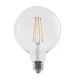 Λάμπα led filament globe E27 G125 8W 230V AC 4000k ενδιάμεσο  λευκό φως 1010lm δέσμης 360°