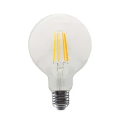 Λάμπα led Globe G95  E27 ισχύος 10W 230V ντιμαριζόμενη 4000k ενδιάμεσο λευκό φως 1260lm με διάφανο κάλυμμα
