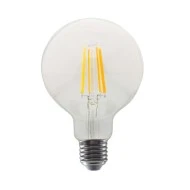 Λάμπα led γλόμπος filament Ε27 10W 230V 2700k θερμό λευκό φως 1220lm με δυνατότητα ρύθμισης της έντασης φωτός & διάφανο κάλυμμα