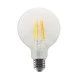 Λάμπα led γλόμπος filament Ε27 10W 230V 2700k θερμό λευκό φως 1220lm με δυνατότητα ρύθμισης της έντασης φωτός & διάφανο κάλυμμα