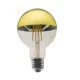 Λάμπα led filament ανεστραμμένου καθρέπτου 2700k θερμό λευκό φως Ε27 8W 230V ντιμαριζόμενη με χρυσό κάλυμμα Λάμπα led filament ανεστραμμένου καθρέπτου 2700k θερμό λευκό φως Ε27 8W 230V ντιμαριζόμενη με χρυσό κάλυμμα