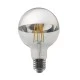Λάμπα led Filament G95 E27 8W 230V 2700K θερμό φως 900lm ντιμαριζόμενη τύπου γλόμπος ανεστραμμένου καθρέπτη ασημί χρώμα Λάμπα led Filament G95 E27 8W 230V 2700K θερμό φως 900lm ντιμαριζόμενη τύπου γλόμπος ανεστραμμένου καθρέπτη ασημί χρώμα