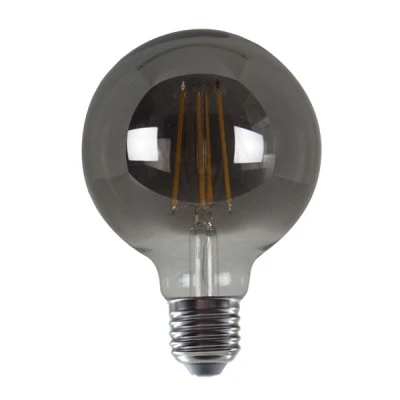 Λάμπα LED FILAMENT με ντουί E27 G95 SMOKE 8W 1800K θερμό λευκό φως 230V AC 400lm RA80 Λάμπα LED FILAMENT με ντουί E27 G95 SMOKE 8W 1800K θερμό λευκό φως 230V AC 400lm RA80