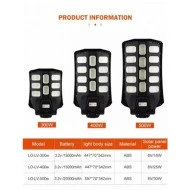 Ηλιακό φωτιστικό δρόμου 300W πολυκρυσταλλικό INVICTUS HSL-6605-300 LED με 6000K ψυχρό λευκό φως