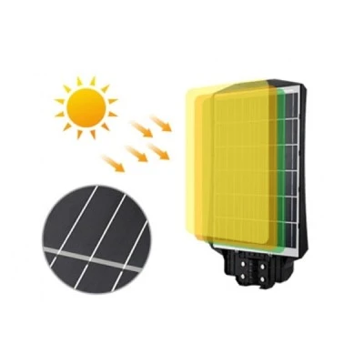 Ηλιακό φωτιστικό δρόμου 300W πολυκρυσταλλικό INVICTUS HSL-6605-300 LED με 6000K ψυχρό λευκό φως