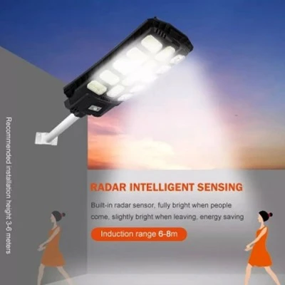Ηλιακό φωτιστικό δρόμου LED 500W πολυκρυσταλλικό INVICTUS HSL-6605 με ψυχρό λευκό φως 6000K