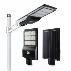  Ηλιακό φωτιστικό δρόμου HSL-60203-240 240W LED - 6000K με ψυχρό χρώμα φωτός IP65 χρόνος λειτουργίας ως 12 ώρες
