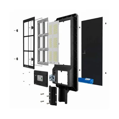 Ηλιακό φωτιστικό δρόμου HSL-LY60 60W LED με ψυχρό χρώμα φωτός 6000K με τηλεχειριστήριο & αισθητήρα κίνησης