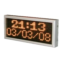 Ηλεκτρονική επιγραφή LED κόκκινη 119.8X34.4X11cm εξωτερικού χώρου μονής όψης