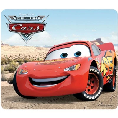 Σετ mini οπτικό ποντίκι και mousepad με μοτίβο "CARS" 1000 dpi
