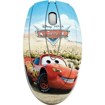 Σετ mini οπτικό ποντίκι και mousepad με μοτίβο "CARS" 1000 dpi