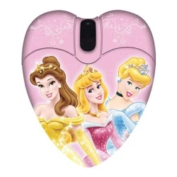 Σετ mini οπτικό ποντίκι και mousepad με μοτίβο "PRINCESS" 1000 dpi