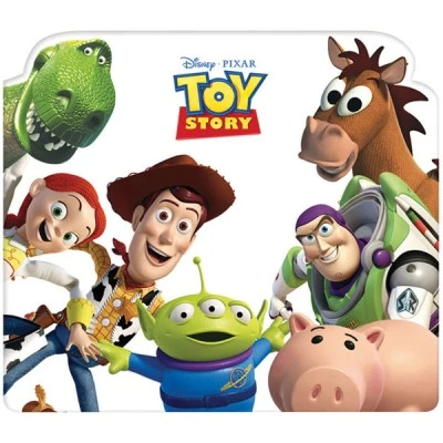 Σετ mini οπτικό ποντίκι και mousepad με μοτίβο "TOY STORY" 1000 dpi