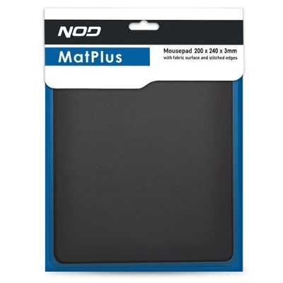 Υφασμάτινο mousepad με διάσταση 200x240x3mm & ραφή στο περίγραμμα για ομαλή κίνηση του ποντικιού