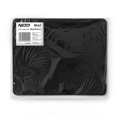Mousepad μαύρο διάστασης 180x220mm με αντιολησθητική βάση 