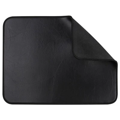 Δερμάτινο mousepad σε μαύρο χρώμα με διάσταση 350x270x3mm & ευχάριστη αίσθηση στη χρήση Δερμάτινο mousepad σε μαύρο χρώμα με διάσταση 350x270x3mm & ευχάριστη αίσθηση στη χρήση