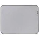 Δερμάτινο mousepad σε γκρι χρώμα 350x270x3mm με ραφή στο περίγραμμα που το προστατεύει από τη φθορά
