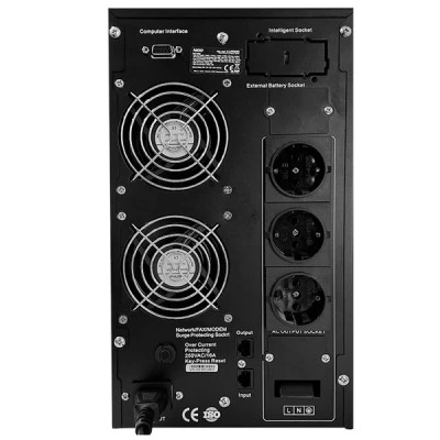Συσκευή UPS ONLINE NOD με ισχύ 2000VA 1600W με LCD οθόνη εξοπλισμένο με 4 μπαταρίες NOD LAB 12V7.2AH & 3 πρίζες σούκο Συσκευή UPS ONLINE NOD με ισχύ 2000VA 1600W με LCD οθόνη εξοπλισμένο με 4 μπαταρίες NOD LAB 12V7.2AH & 3 πρίζες σούκο