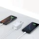 Universal οικιακός φορτιστής NOD USB-A QC3.0 & USB-C PD3.0 20W σε λευκό χρώμα