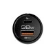Universal φορτιστής αυτοκινήτου NOD USB-A QC3.0 & USB-C PD3.0 38W σε μαύρο χρώμα Universal φορτιστής αυτοκινήτου NOD USB-A QC3.0 & USB-C PD3.0 38W σε μαύρο χρώμα
