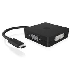Σταθμός σύνδεσης από USB Type-C σε DisplayPort, HDMI DVI-D ή VGA με ενσωματωμένο καλώδιο 0.15m