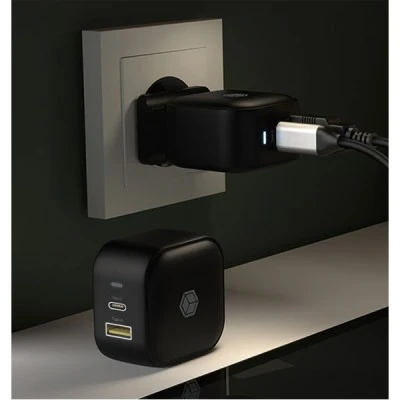 Universal φορτιστής Icy Box με 2 εξόδους 1xUSB-A & 1xUSB-C με δυνατότητα φόρτισης δύο συσκευών ταυτόχρονα & μέγιστη ισχύ 38W Universal φορτιστής Icy Box με 2 εξόδους 1xUSB-A & 1xUSB-C με δυνατότητα φόρτισης δύο συσκευών ταυτόχρονα & μέγιστη ισχύ 38W