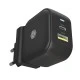 Universal φορτιστής Icy Box με 2 εξόδους 1xUSB-A & 1xUSB-C με δυνατότητα φόρτισης δύο συσκευών ταυτόχρονα & μέγιστη ισχύ 38W Universal φορτιστής Icy Box με 2 εξόδους 1xUSB-A & 1xUSB-C με δυνατότητα φόρτισης δύο συσκευών ταυτόχρονα & μέγιστη ισχύ 38W