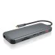 Σταθμός σύνδεσης IB-DK4060-CPD  ICY BOX 12 θυρών με πολλαπλές λειτουργίες για laptop από μία μόνο σύνδεση USB 3.2 Gen 2x1 Type-C.