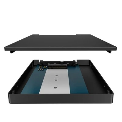 Μετατροπέας M.2 SATA SSD σε 2.5" SSD με απεριόριστη χωρητικότητα σκληρού δίσκου σε μαύρο χρώμα Μετατροπέας M.2 SATA SSD σε 2.5" SSD με απεριόριστη χωρητικότητα σκληρού δίσκου σε μαύρο χρώμα