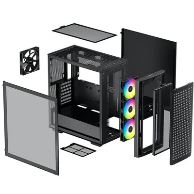 Κουτί DEEPCOOL CK560 για μητρικές Mini-ITX / Micro-ATX / ATX / E-ATX με διάσταση 456x230x471mm