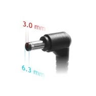 Τροφοδοτικό για laptop Toshiba 15V / 5A 75W με βύσμα 6,3 x 3,0mm