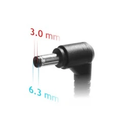 Τροφοδοτικό για laptop Toshiba 15V / 5A 75W με βύσμα 6,3 x 3,0mm