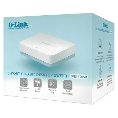Μεταγωγέας δικτύου D-LINK 5-Port Gigabit Desktop Switch IEEE 802.3x Flow Control