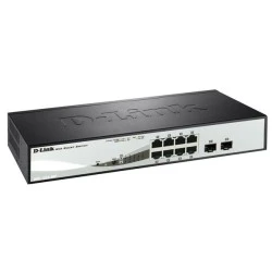 Μεταγωγέας δικτύου 10-Port PoE Gigabit Smart Managed switch 8xPoE & 2xSFP ports