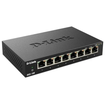 Μεταγωγέας δικτύου D-LINK 8-Port Gigabit Ethernet 10/100/1000 Unmanaged Desktop Switch