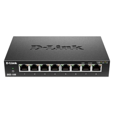 Μεταγωγέας δικτύου D-LINK 8-Port Gigabit Ethernet 10/100/1000 Unmanaged Desktop Switch
